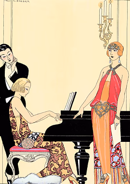Incantation 1923 &mdash; Art Deco metal poster