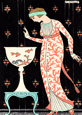 Robe Interieur George B &mdash; Art Deco metal poster