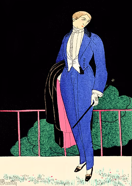 Journal des Dames 1913 &mdash; Art Deco metal poster