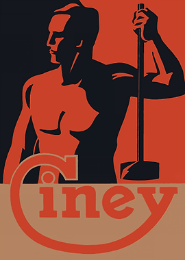 Ciney Beer Belgium 1930s &mdash; Art Deco metal poster