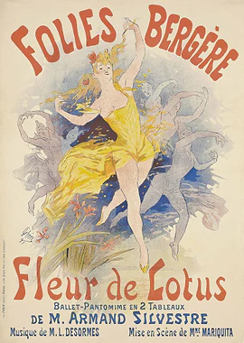 Art Nouveau metal poster collection