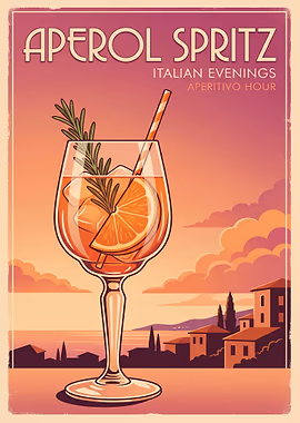 Cocktails And Dreams metal poster collection