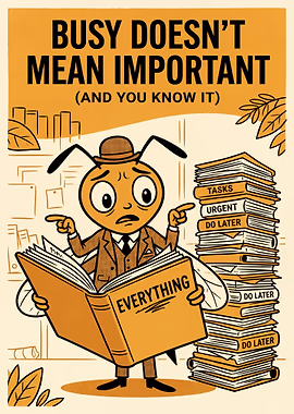 The Honest Bee &mdash; Existential Animals metal poster