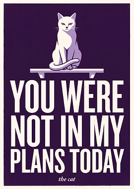 The Cat's Official Statement &mdash; Existential Animals metal poster