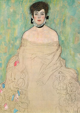 Amalie Zuckerkandl Klimt &mdash; Gustav Klimt metal poster