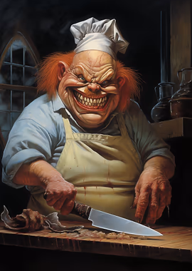 Creepy Butcher &mdash; Horror Creepy metal poster