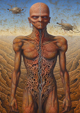 Alien Trippy 10 &mdash; I Want To Believe metal poster