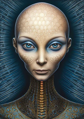 Alien Trippy 08 &mdash; I Want To Believe metal poster