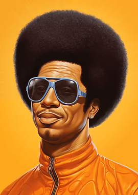Afro Funk &mdash; Mancave metal poster