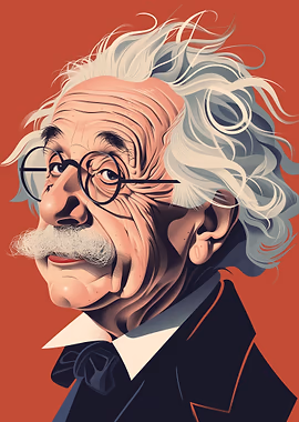 Cool Einstein &mdash; Mancave metal poster