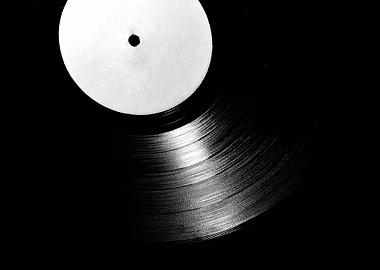 Vinyl Retro Disc &mdash; Mancave metal poster