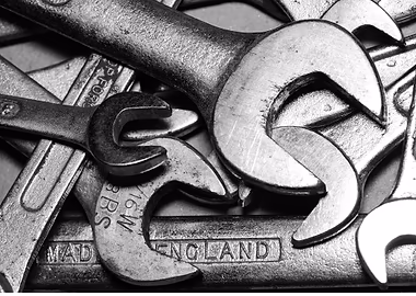 Bunch of Wrenches &mdash; Mancave metal poster