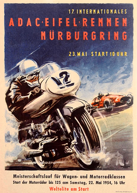 Motorcycle Vintage Races metal poster collection