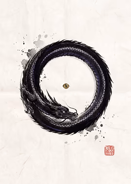 Dragon Enso The Circle of Eternal Return &mdash; Spotlight metal poster