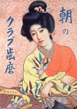 Japanese Vintage Advert &mdash; Vintage Japanese metal poster